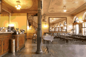 Caffè Meletti: interiors Photo Credit: Ignacio Maria Coccia