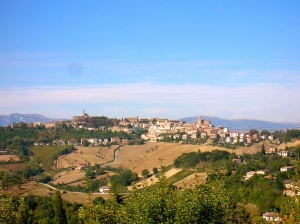 Panoramic view on Montegiorgio